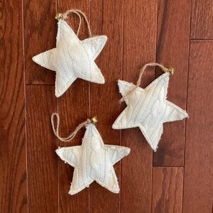 Christmas Star Ornaments Set of 3